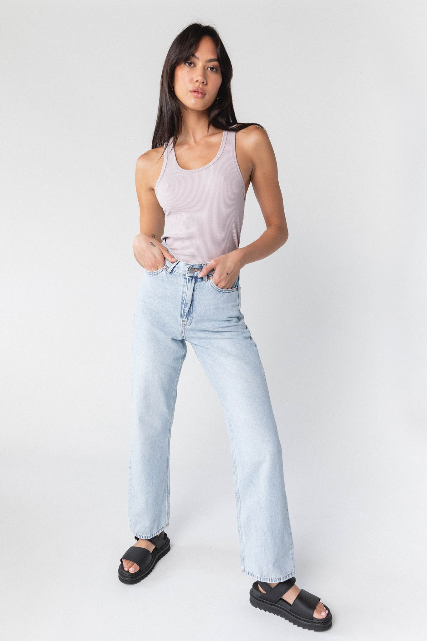 DR DENIM Echo Jeans Bleach Sky-Maymioy