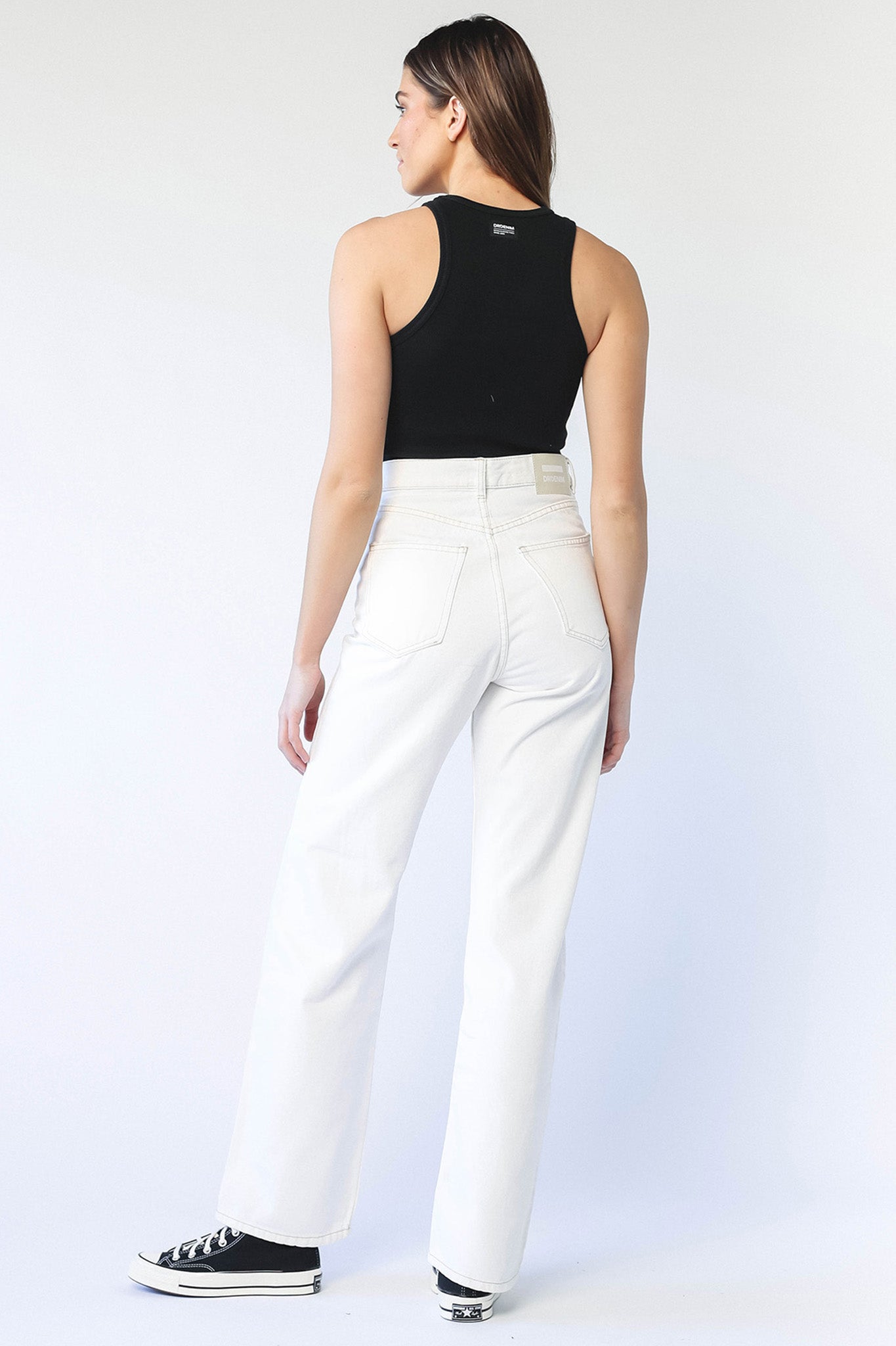 DR DENIM Echo Jeans Light Ecru-Maymioy