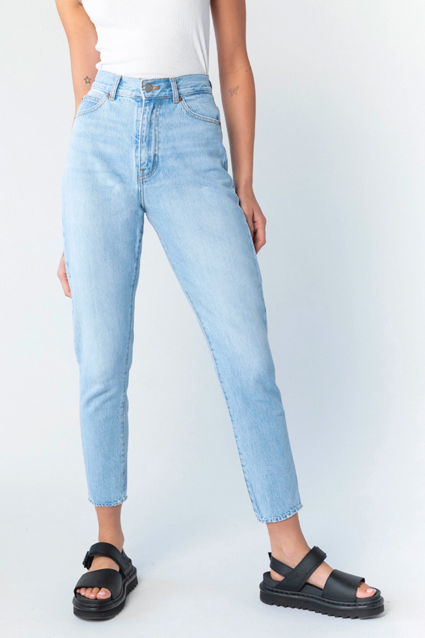 DR DENIM Nora Jeans Light Blue Jay-Maymioy