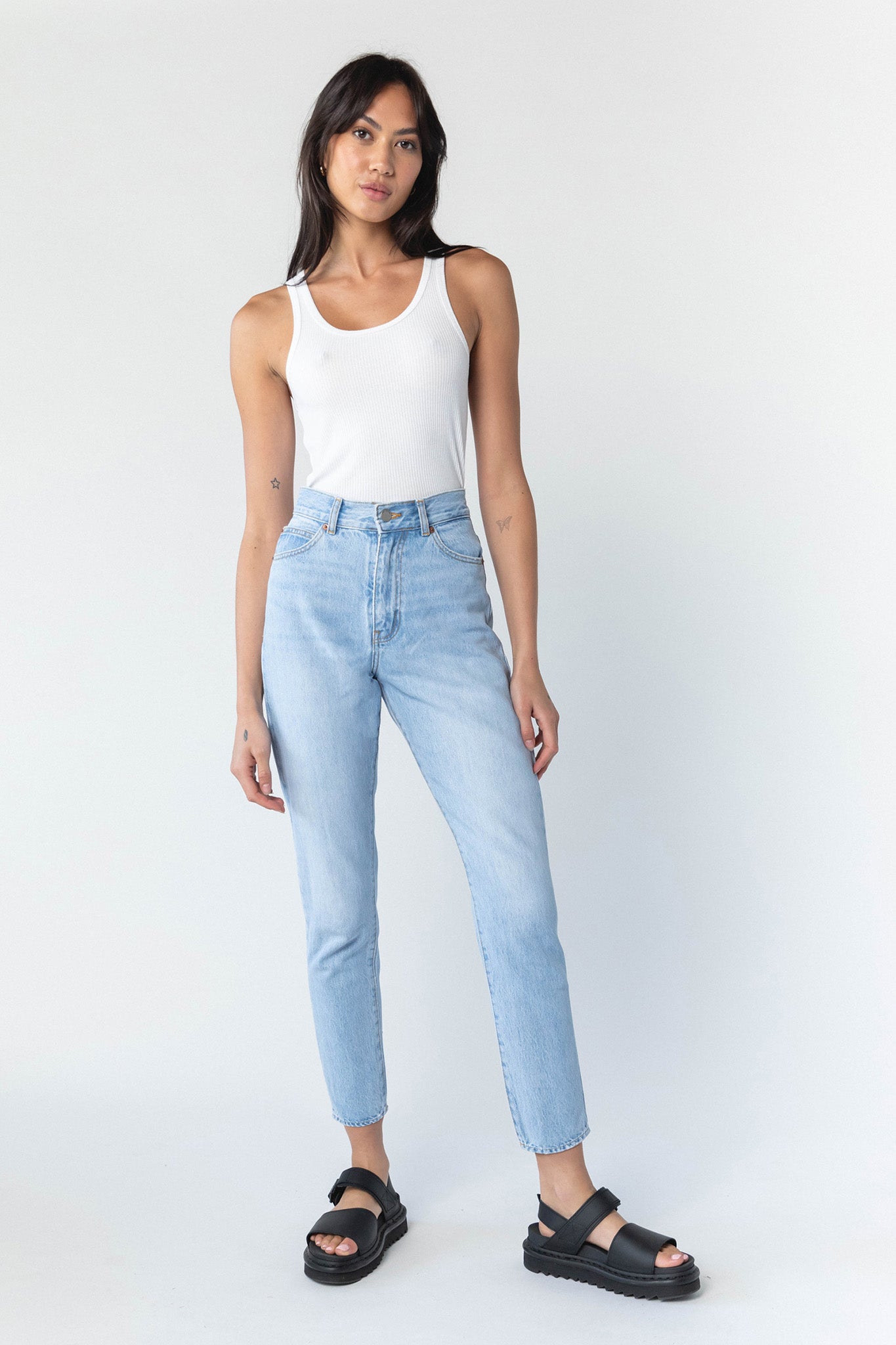 DR DENIM Nora Jeans Light Blue Jay-Maymioy