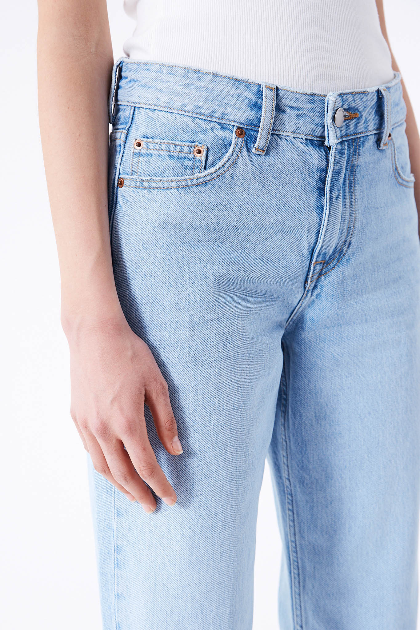 DR DENIM Arch Jeans Stream Light Used-Maymioy