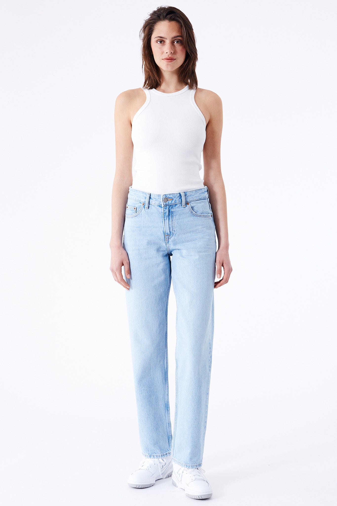 DR DENIM Arch Jeans Stream Light Used-Maymioy