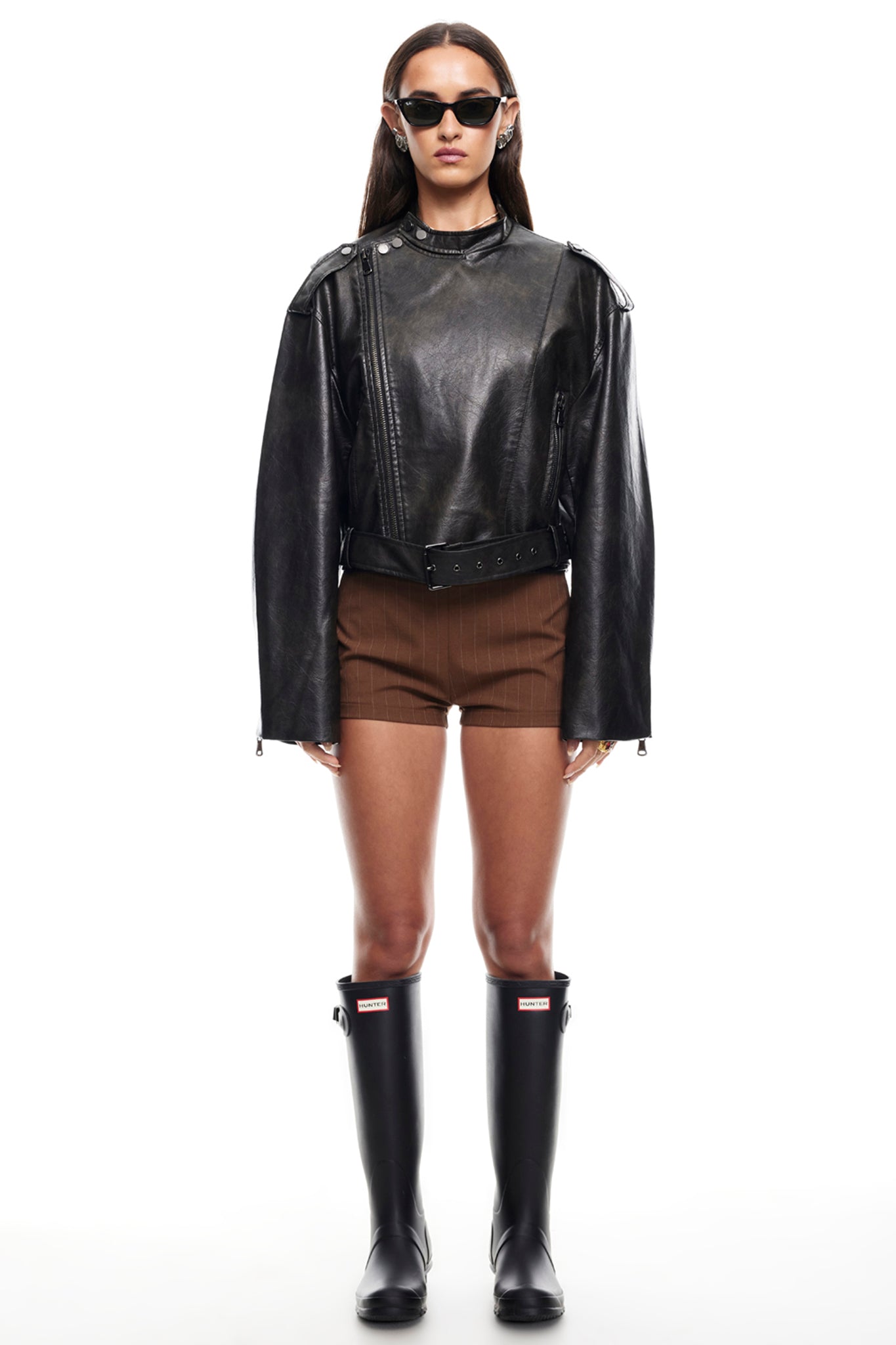 LIONESS Driftwood Bomber Jacket Onyx-Maymioy