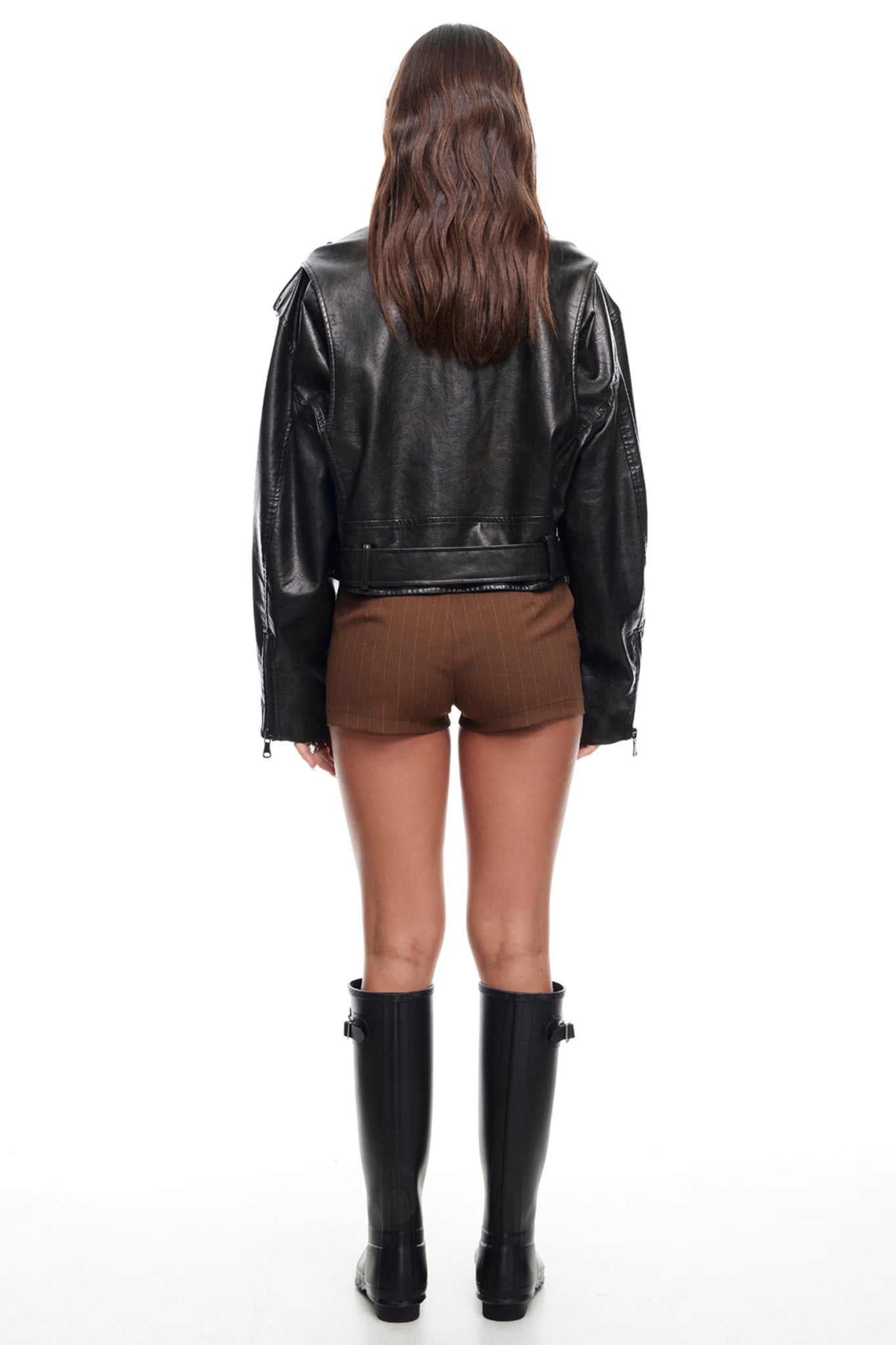 LIONESS Driftwood Bomber Jacket Onyx-Maymioy