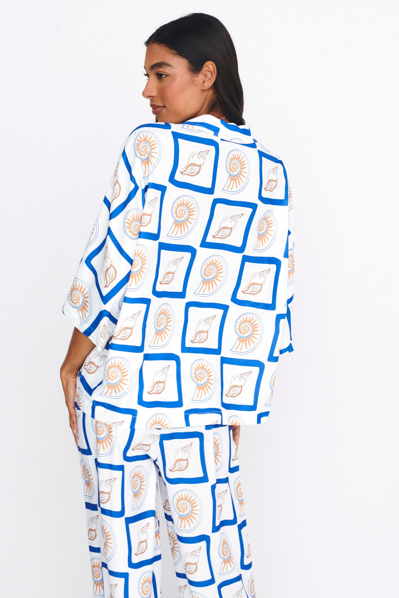 LOST IN LUNAR Sundown Shirt 2.0 Shell Print-Maymioy