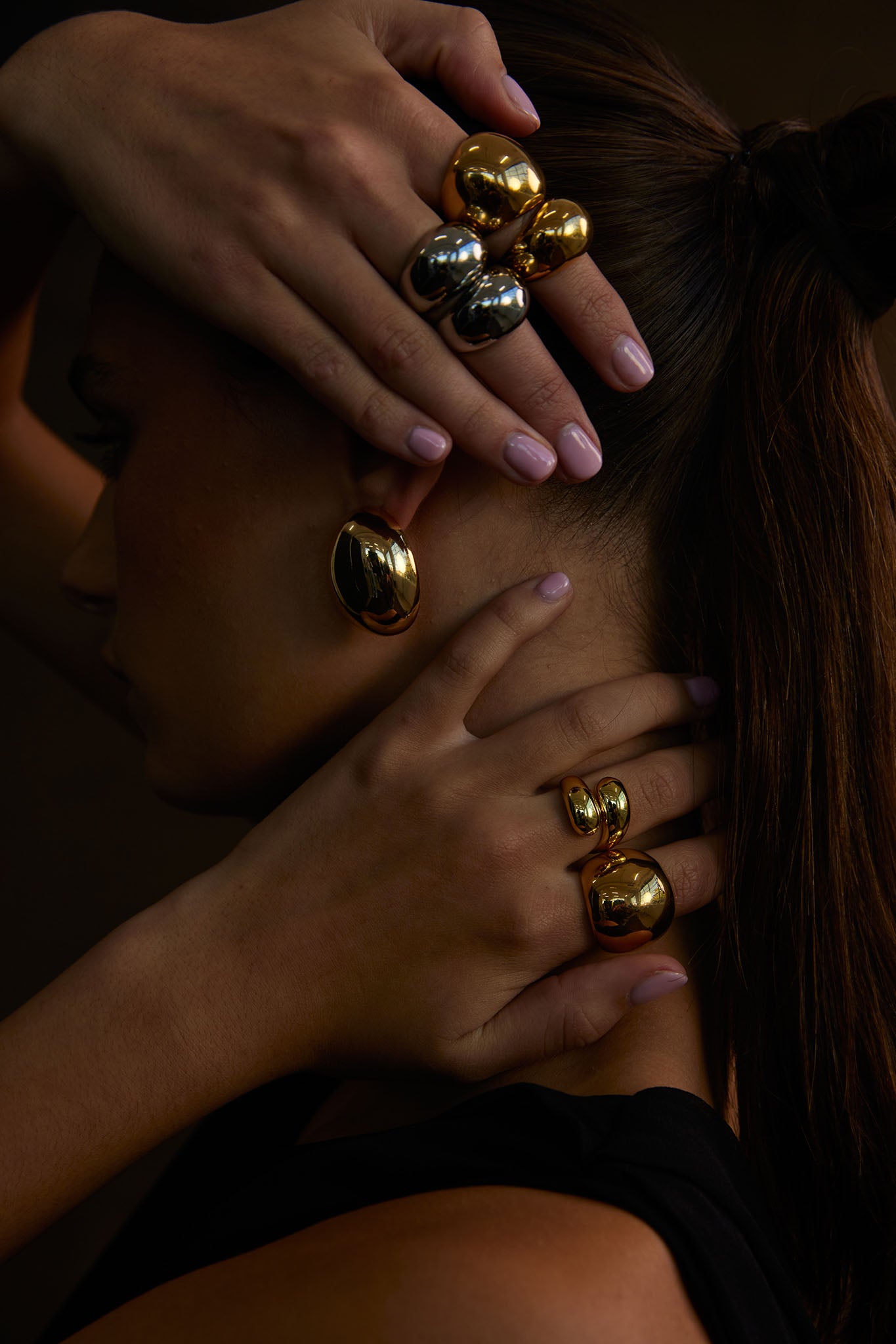 NOAH Chunky Ring Gold-Maymioy