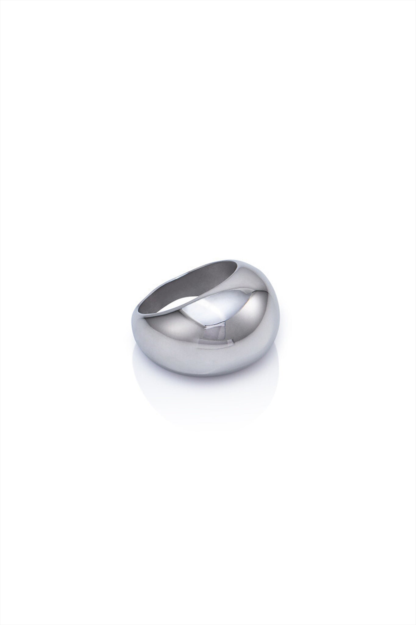 NOAH Chunky Ring Silver-Maymioy