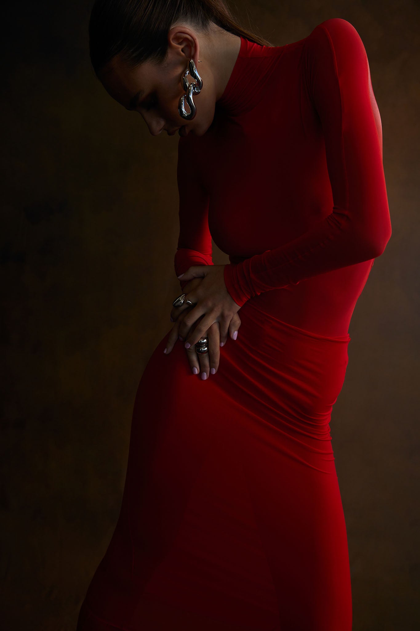 NOAH Chunky Ring Silver-Maymioy