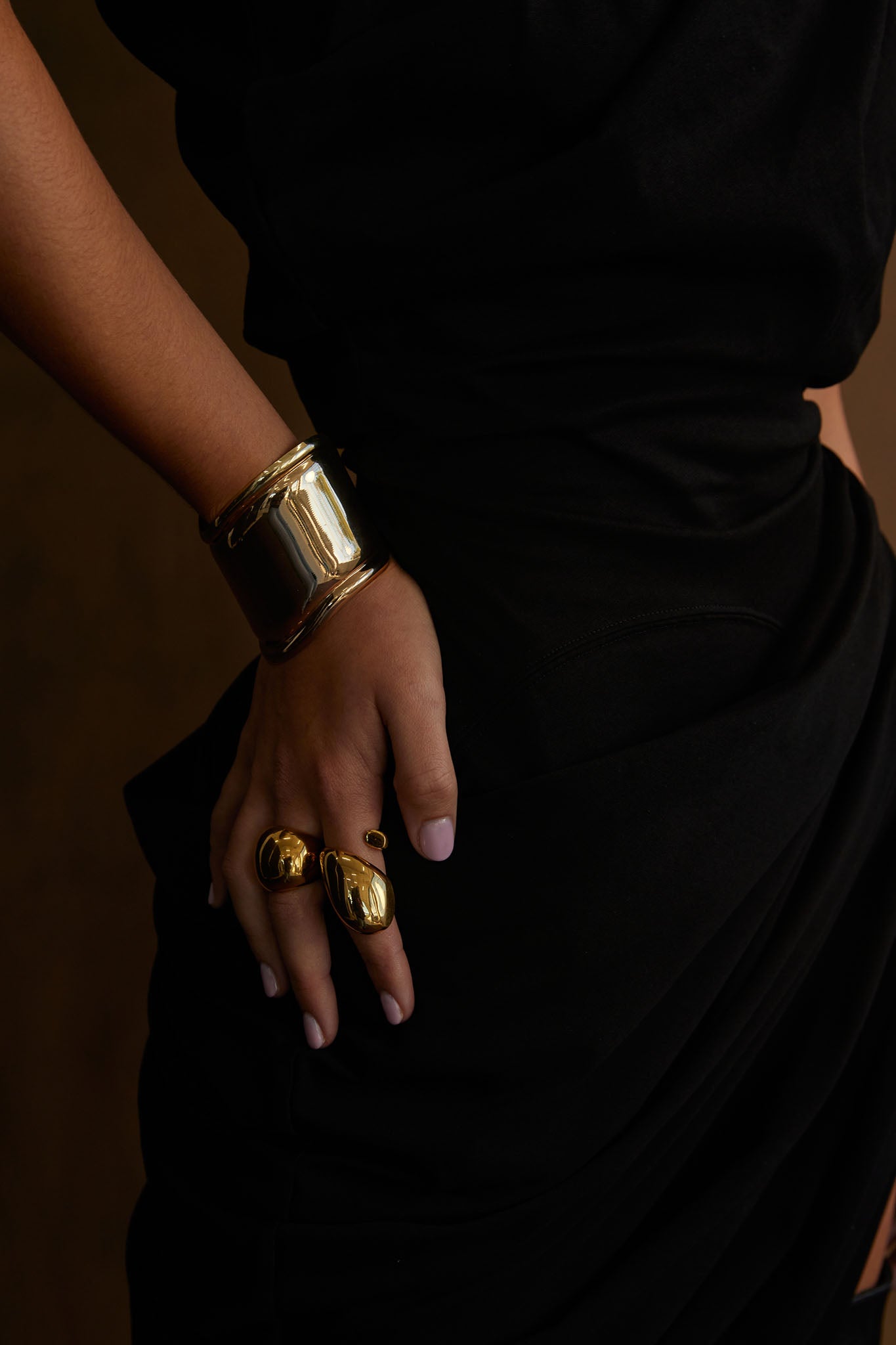 NOAH Knuckle Ring Gold-Maymioy