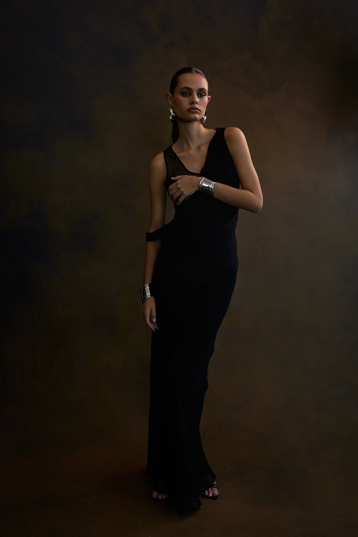 NOAH Wave Cuff Silver-Maymioy