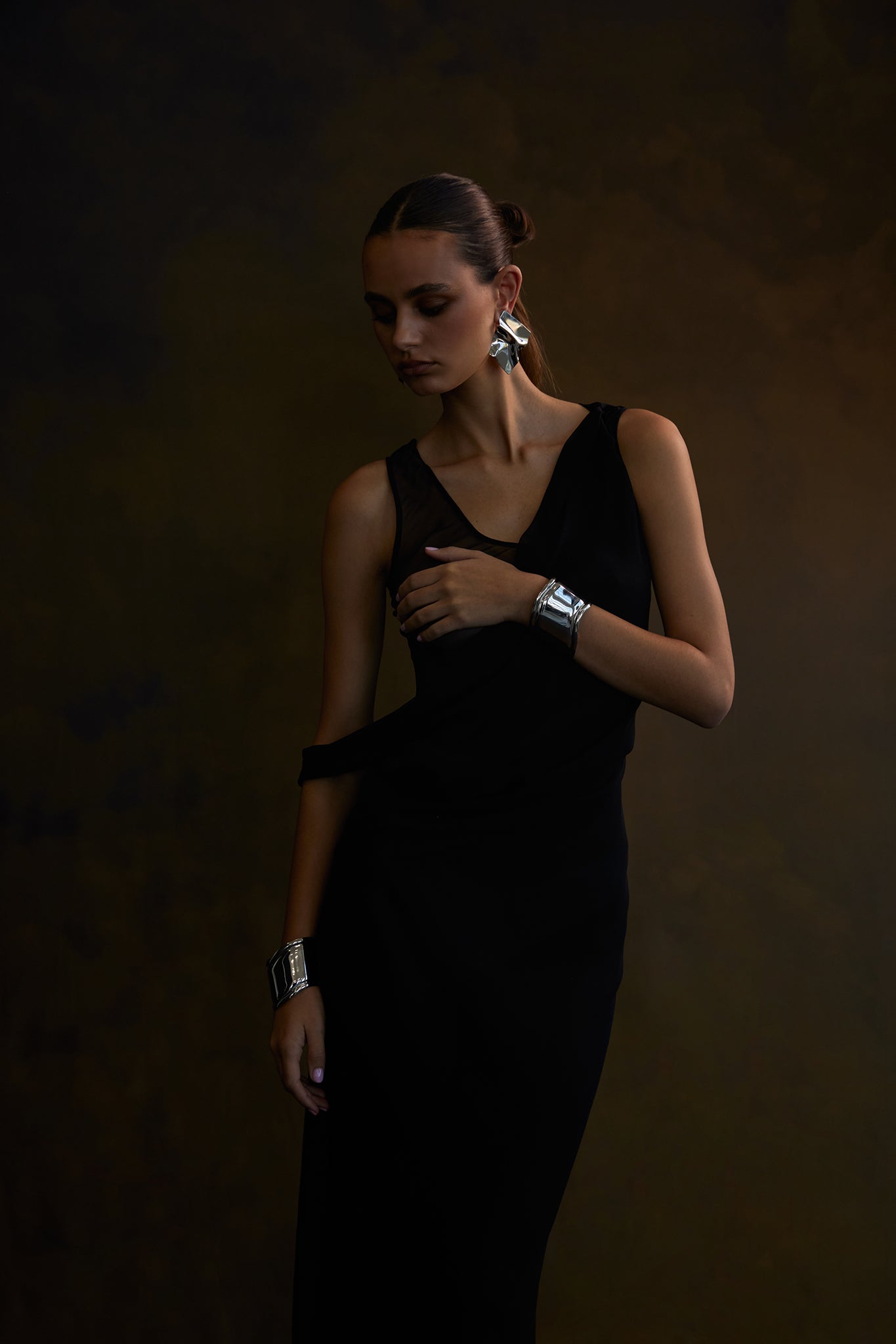 NOAH Wave Cuff Silver-Maymioy