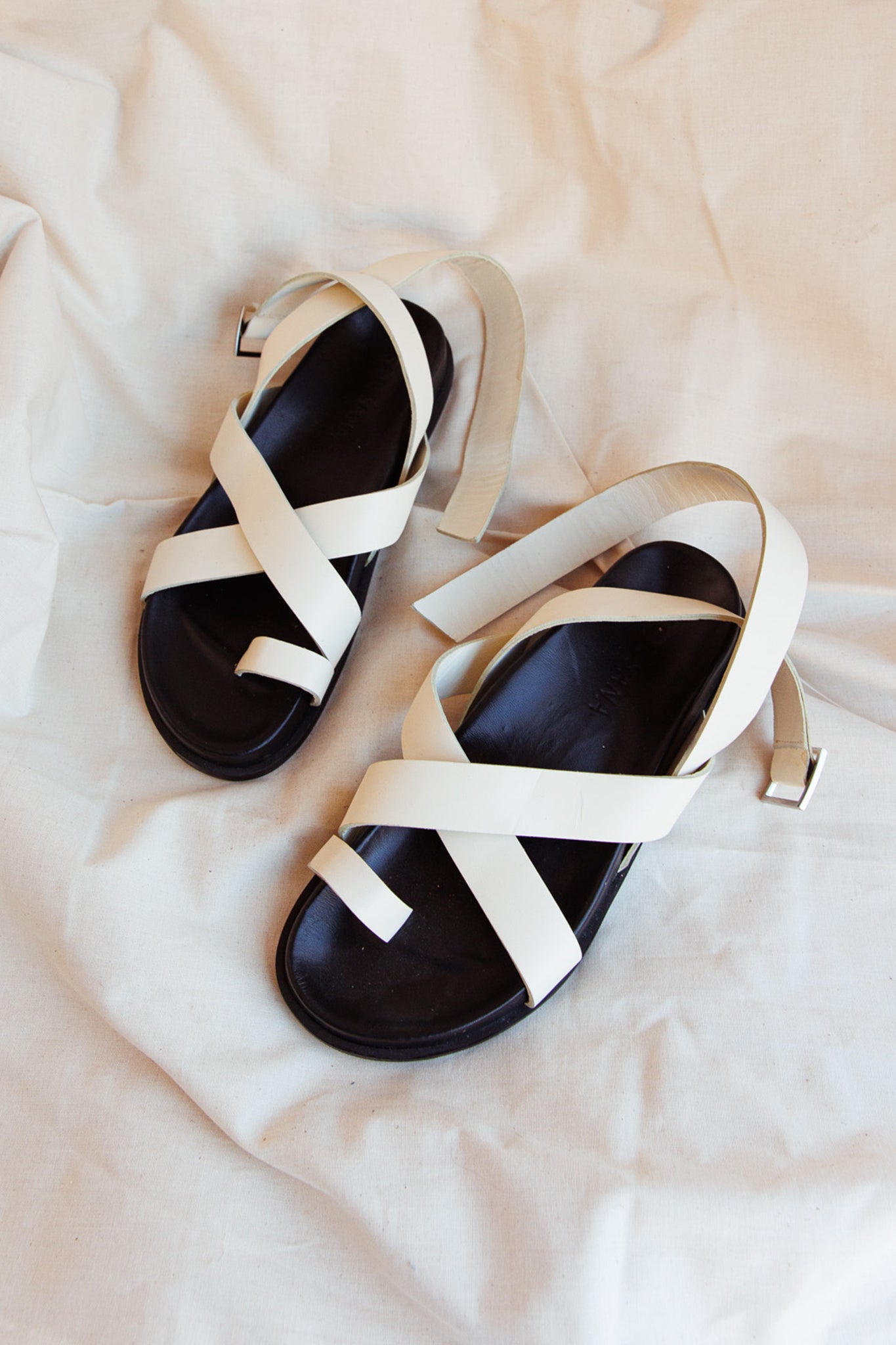 SOL SANA Hitch Footbed Off White-Maymioy