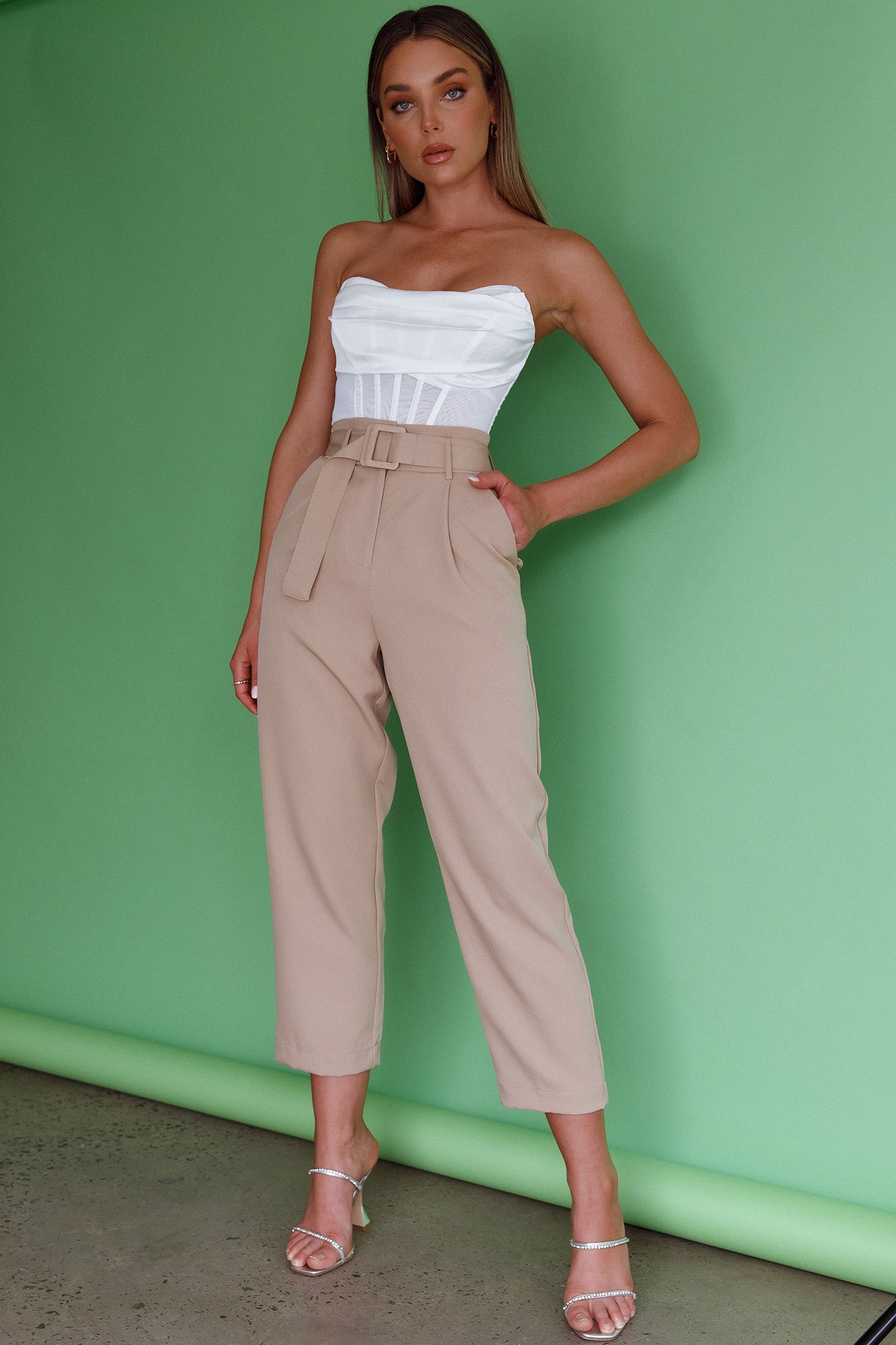 Firenze Cowl Mesh Top Off White-Maymioy