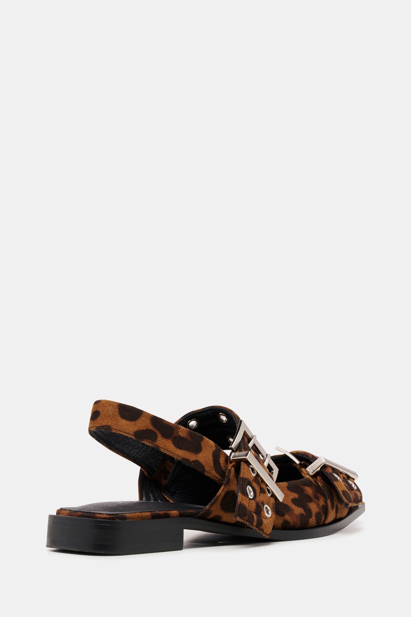 THERAPY Matilda Pointed Flat Leopard Patent-Maymioy