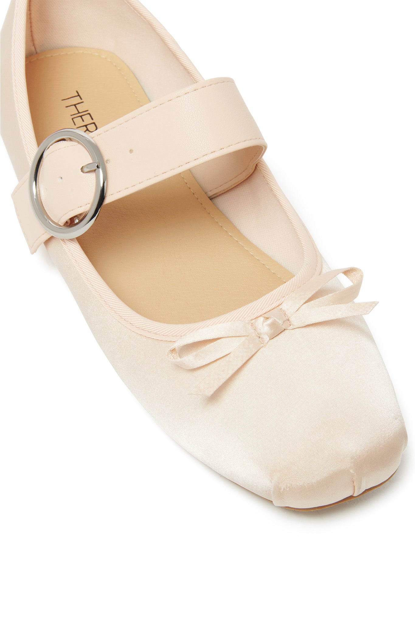 THERAPY Mesmerize Ballet Flat Blush Satin-Maymioy