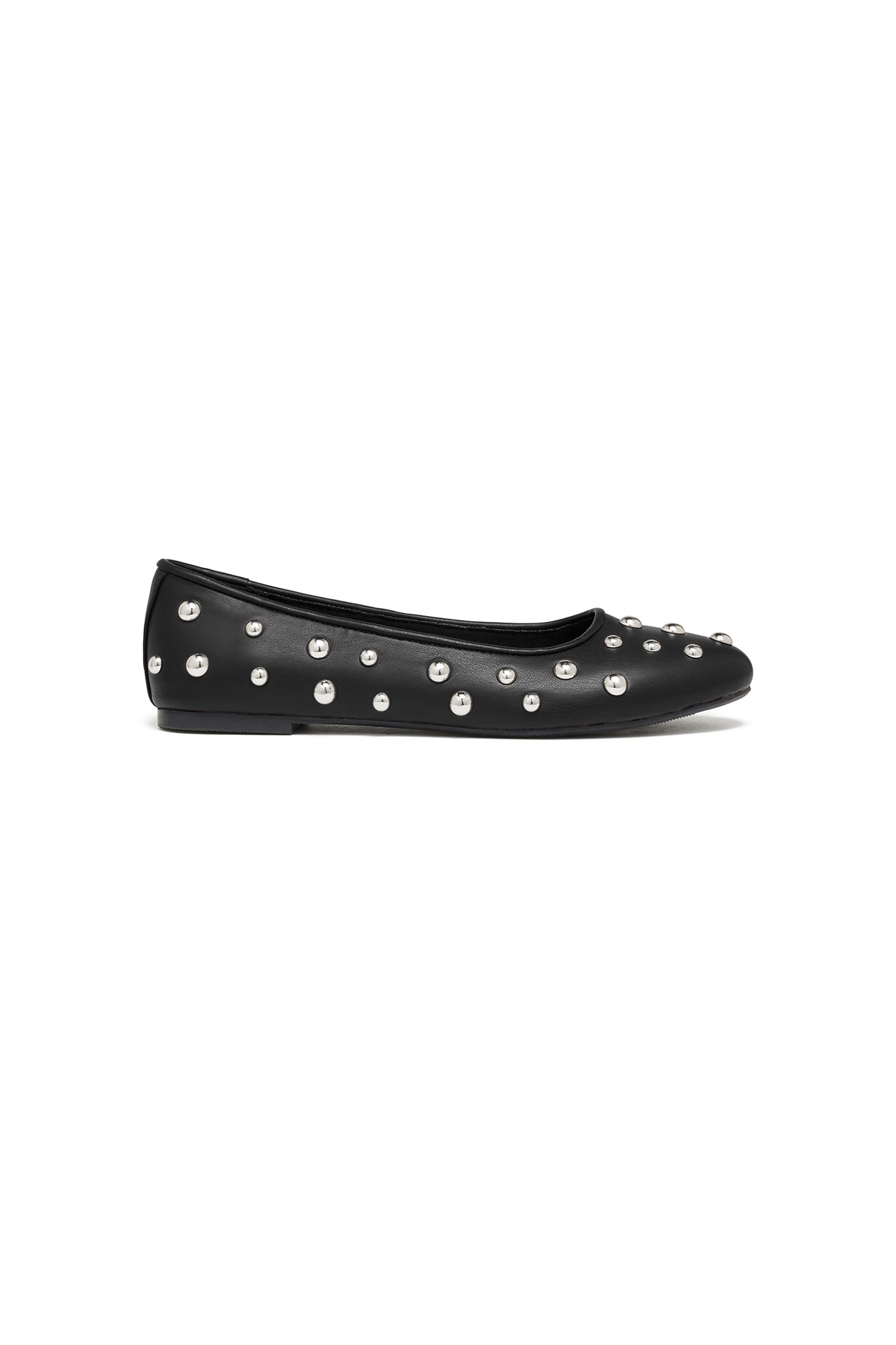THERAPY Abbi Ballet Flat Black-Maymioy
