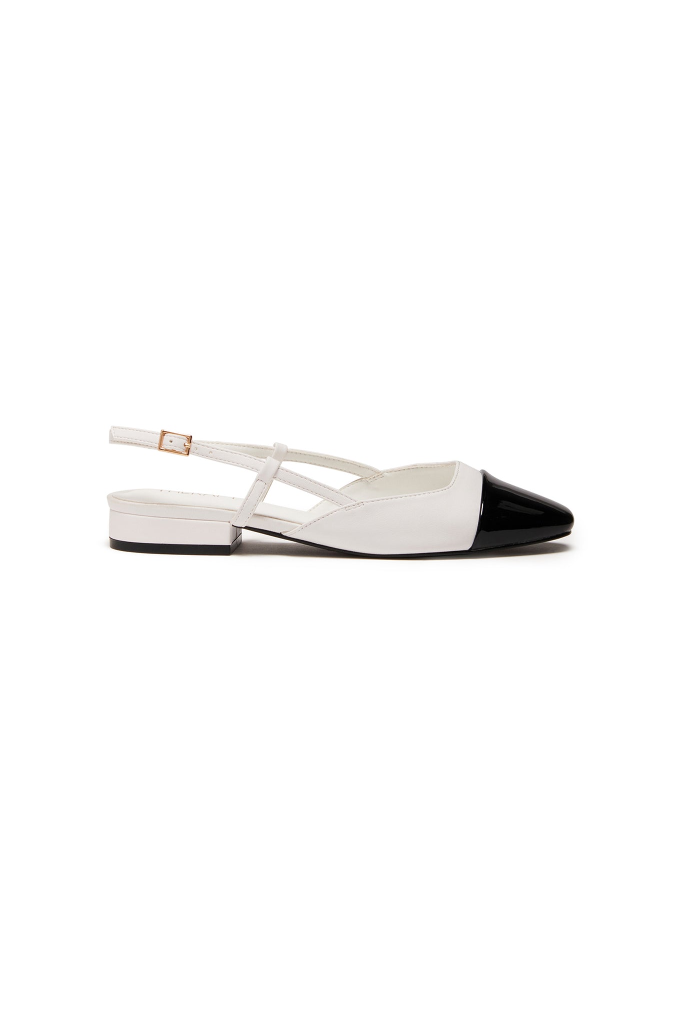 THERAPY Selene Point Heel White Black-Maymioy