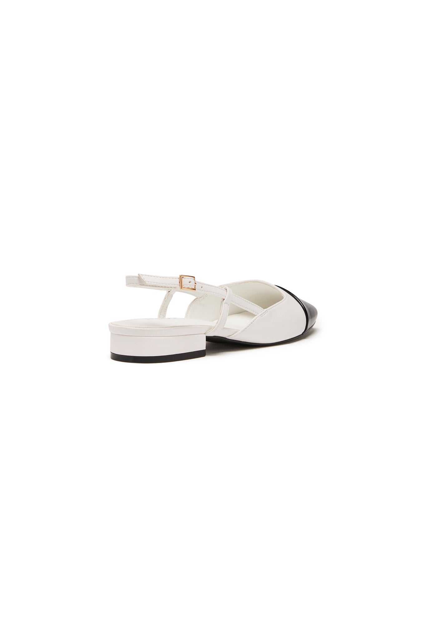 THERAPY Selene Point Heel White Black-Maymioy