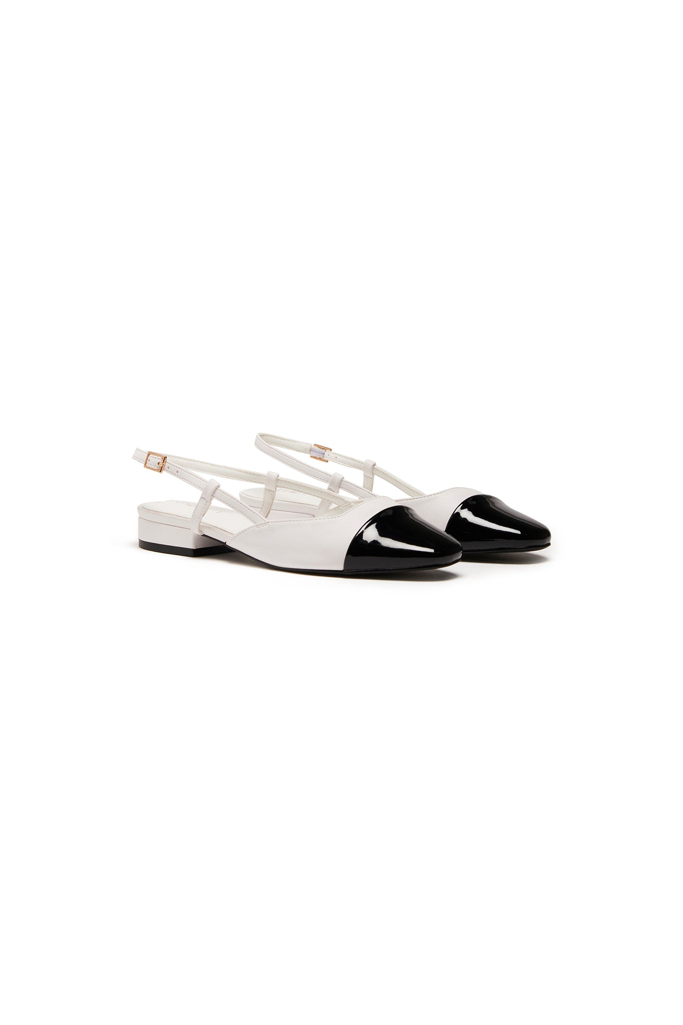 THERAPY Selene Point Heel White Black-Maymioy