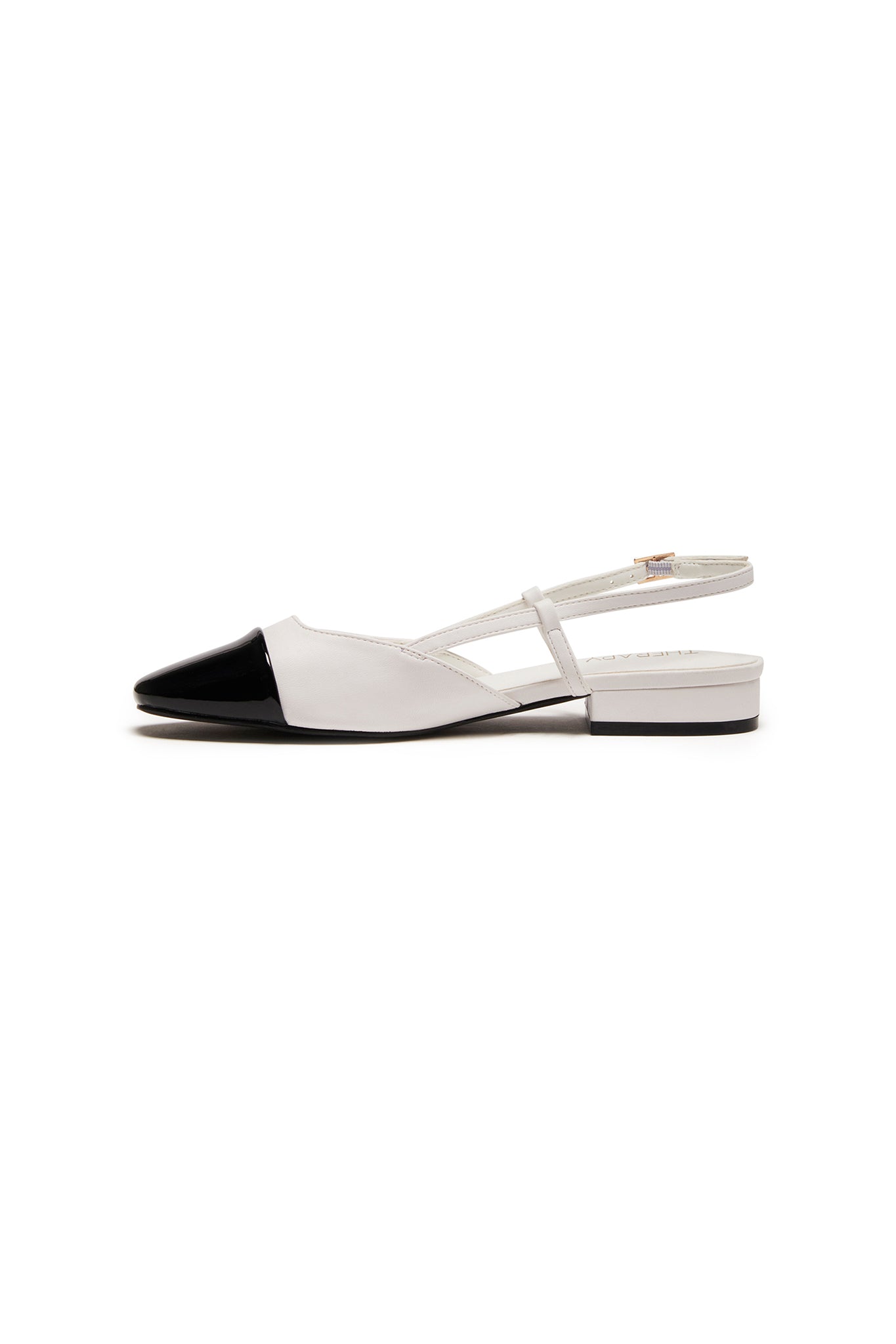 THERAPY Selene Point Heel White Black-Maymioy