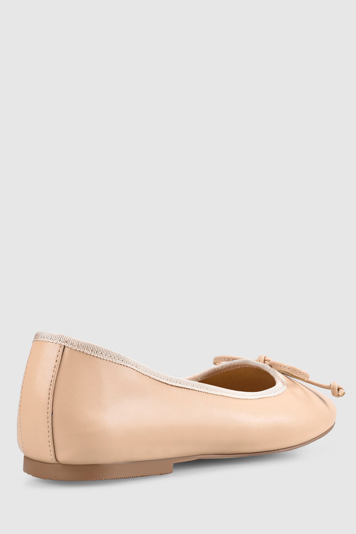 VERALi Ballerina Ballet Flats Nude Smooth-Maymioy