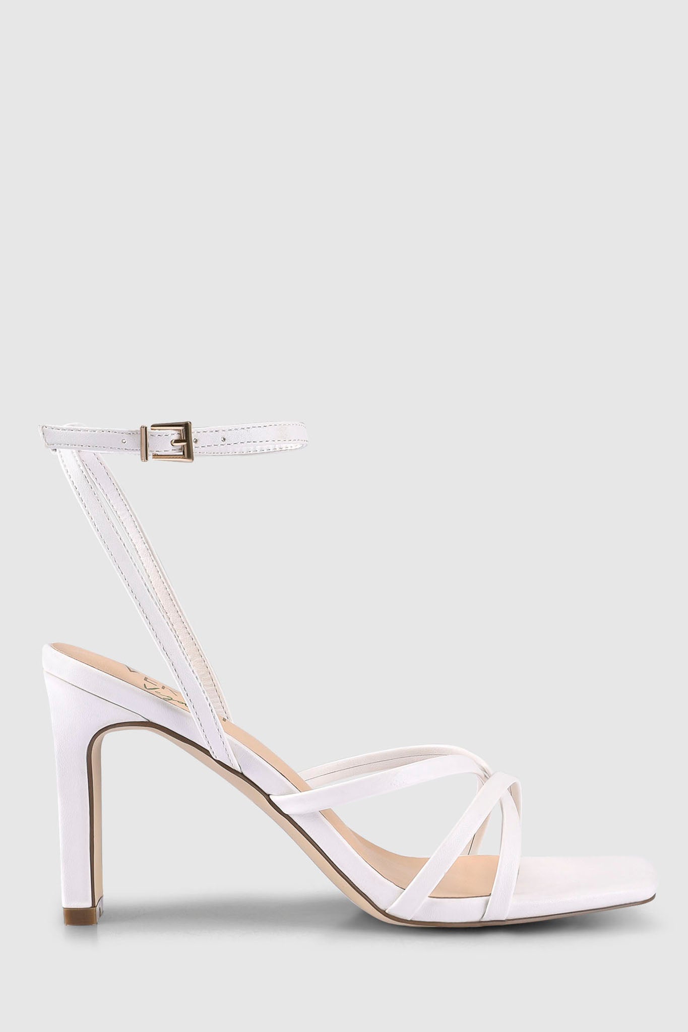 VERALi Kipp Strappy Heels Chalk-Maymioy