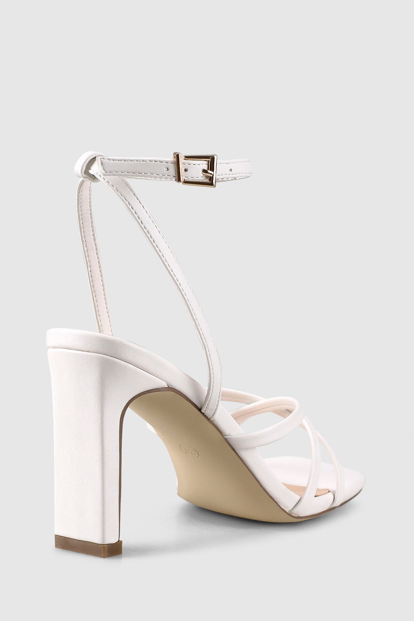 VERALi Kipp Strappy Heels Chalk-Maymioy