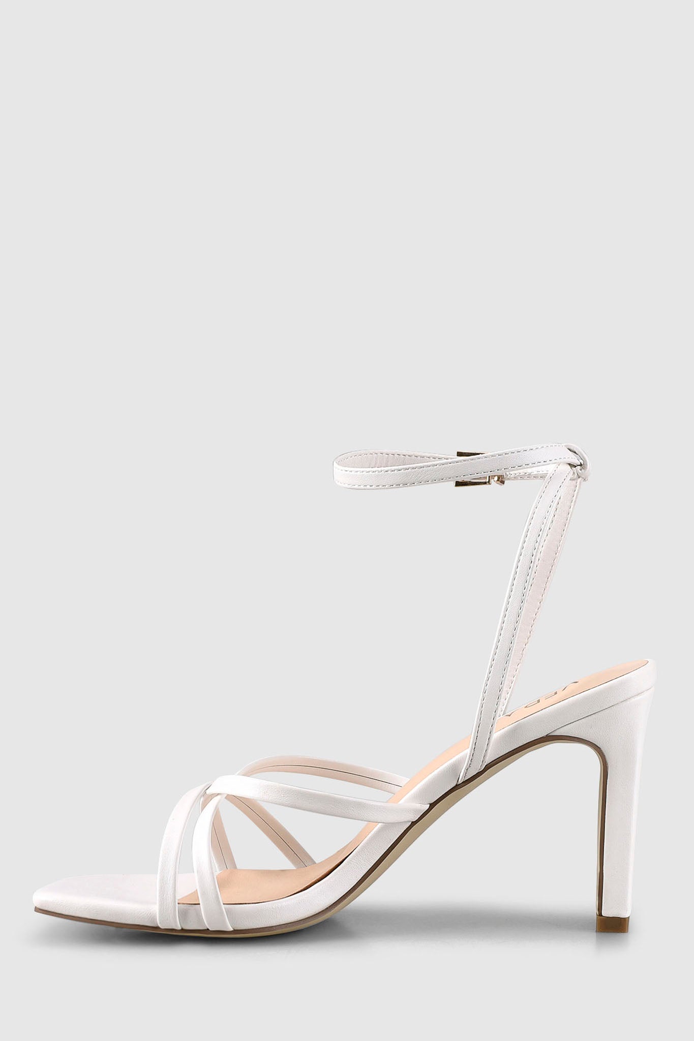 VERALi Kipp Strappy Heels Chalk-Maymioy
