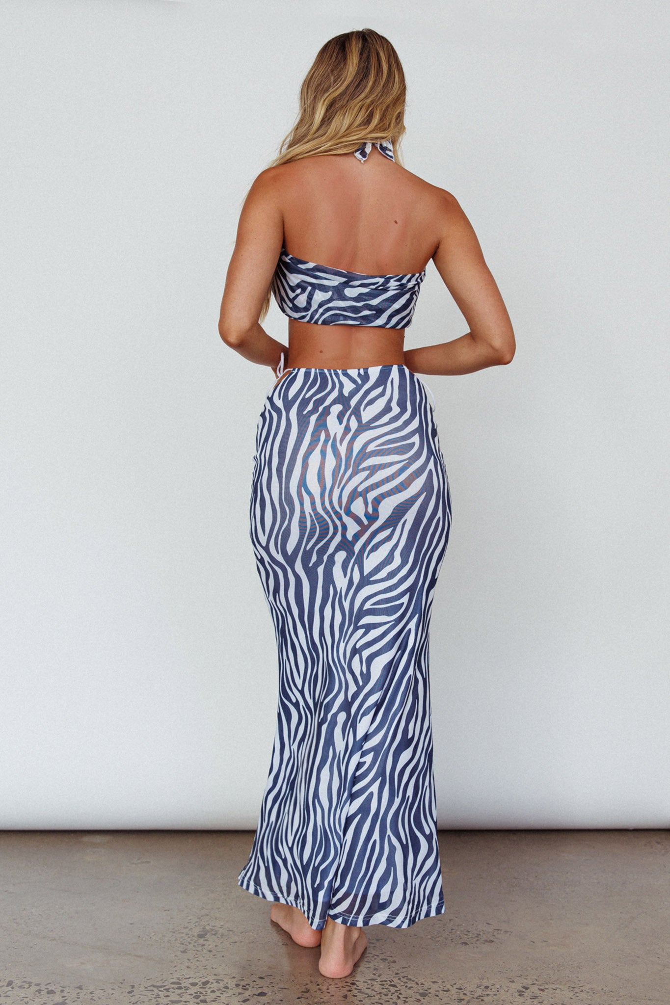 Just Like That Multiway Midi Dress & Scarf Navy-Maymioy