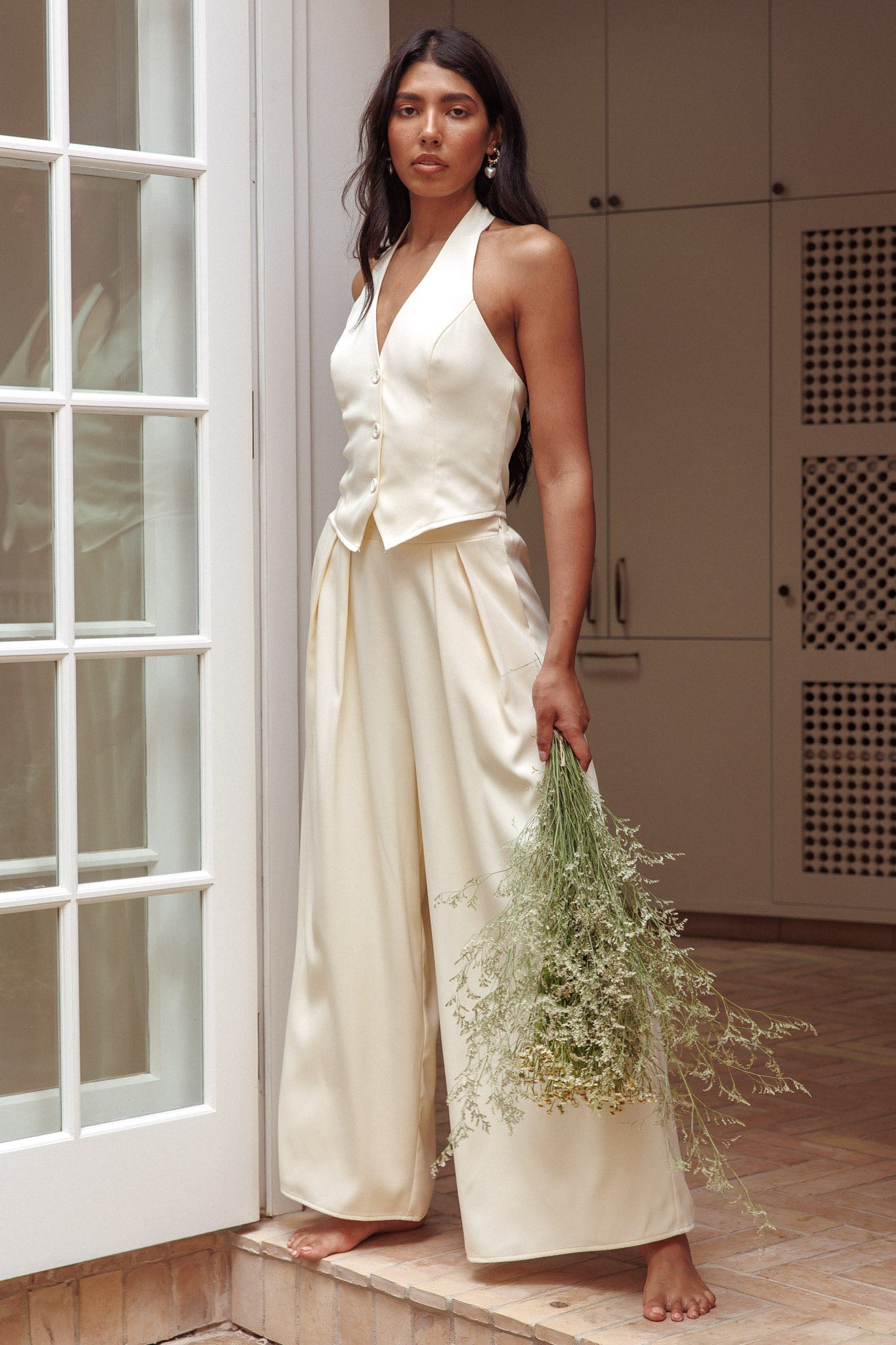 Tammi Wide Leg Pants Butter-Maymioy