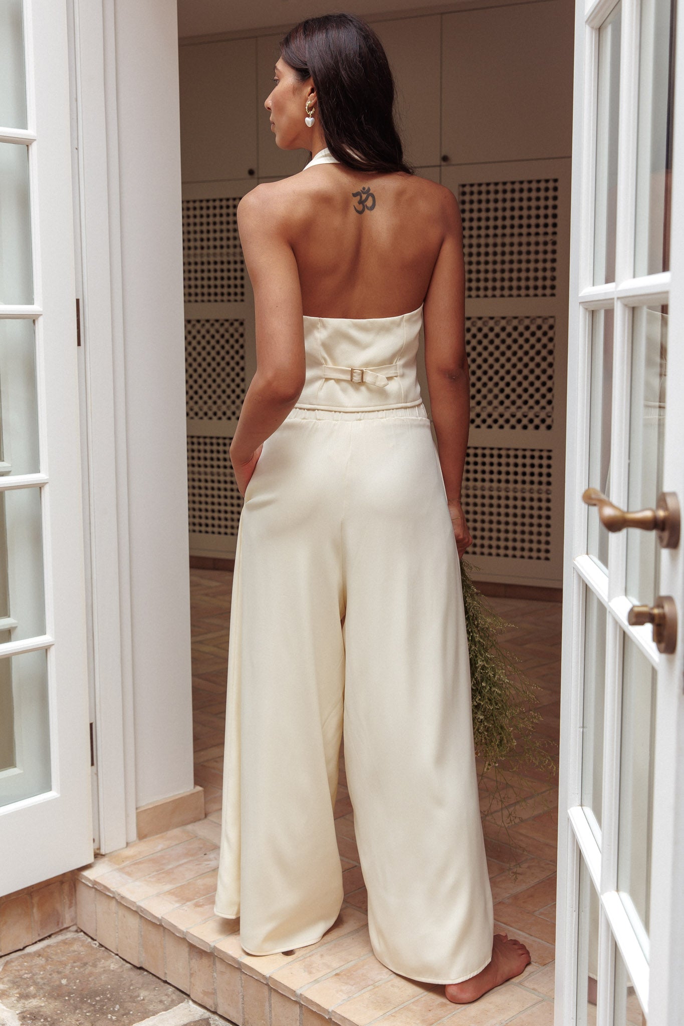 Tammi Wide Leg Pants Butter-Maymioy