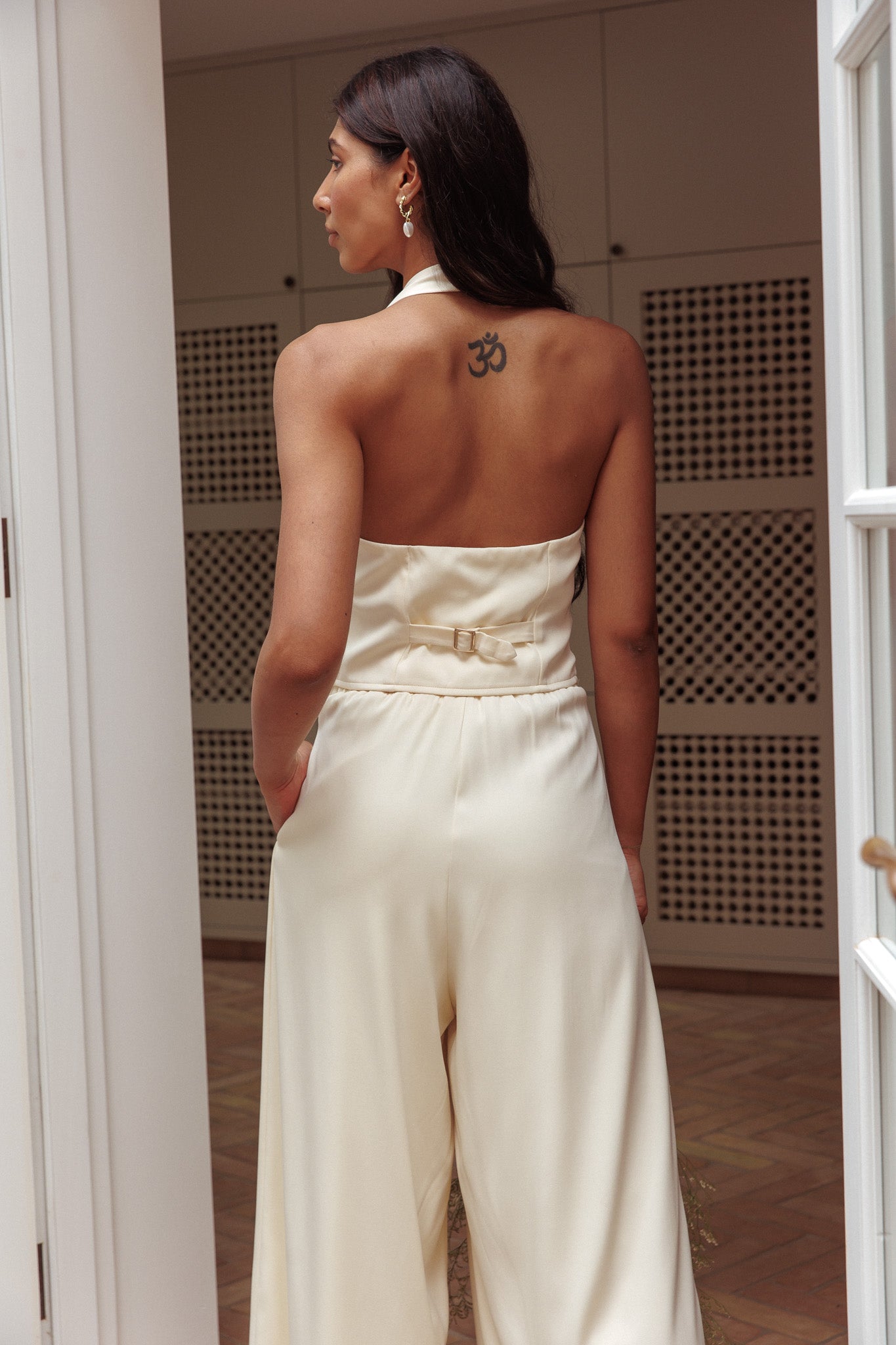 Tammi Halter Vest Top Butter-Maymioy