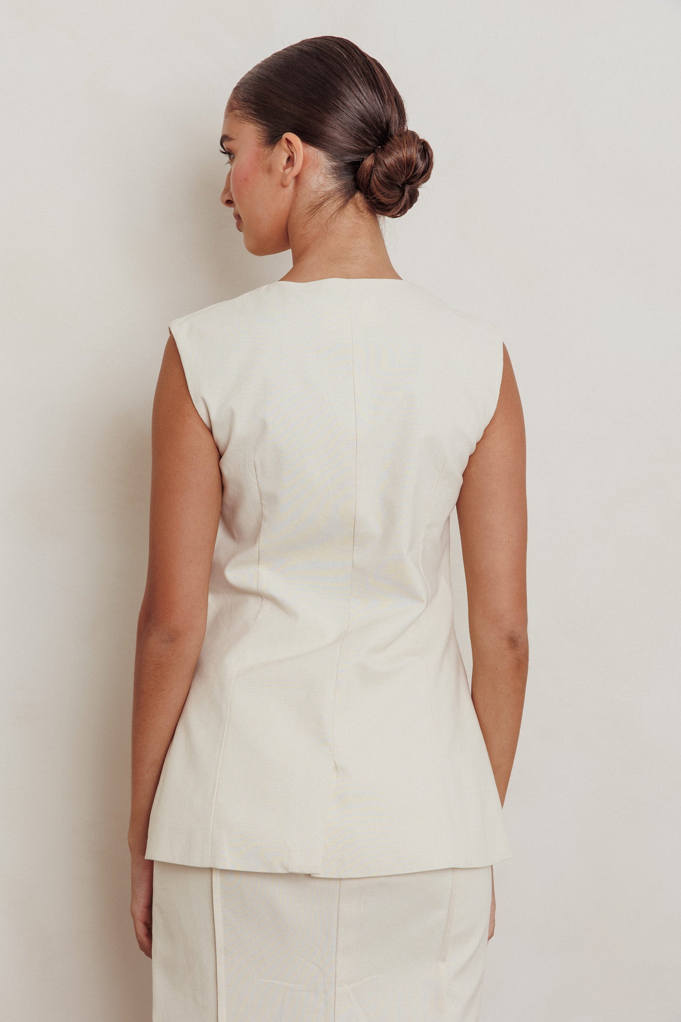 Sweet Treat Sleeveless Top Oat-Maymioy