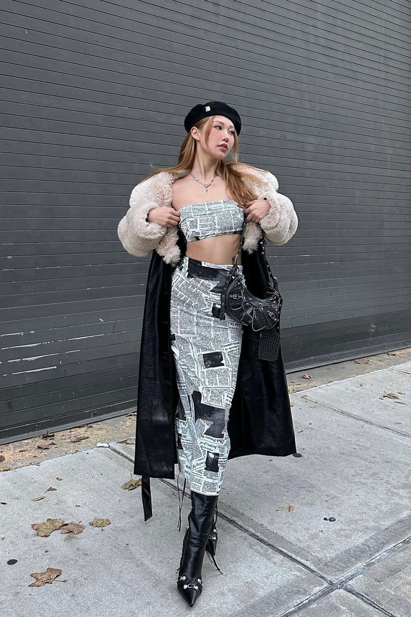 Extra Extra Maxi Skirt White-Maymioy