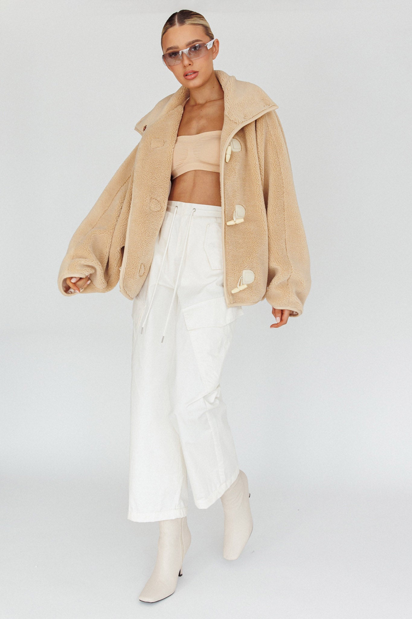 Cambra Toggle Jacket Cream-Maymioy