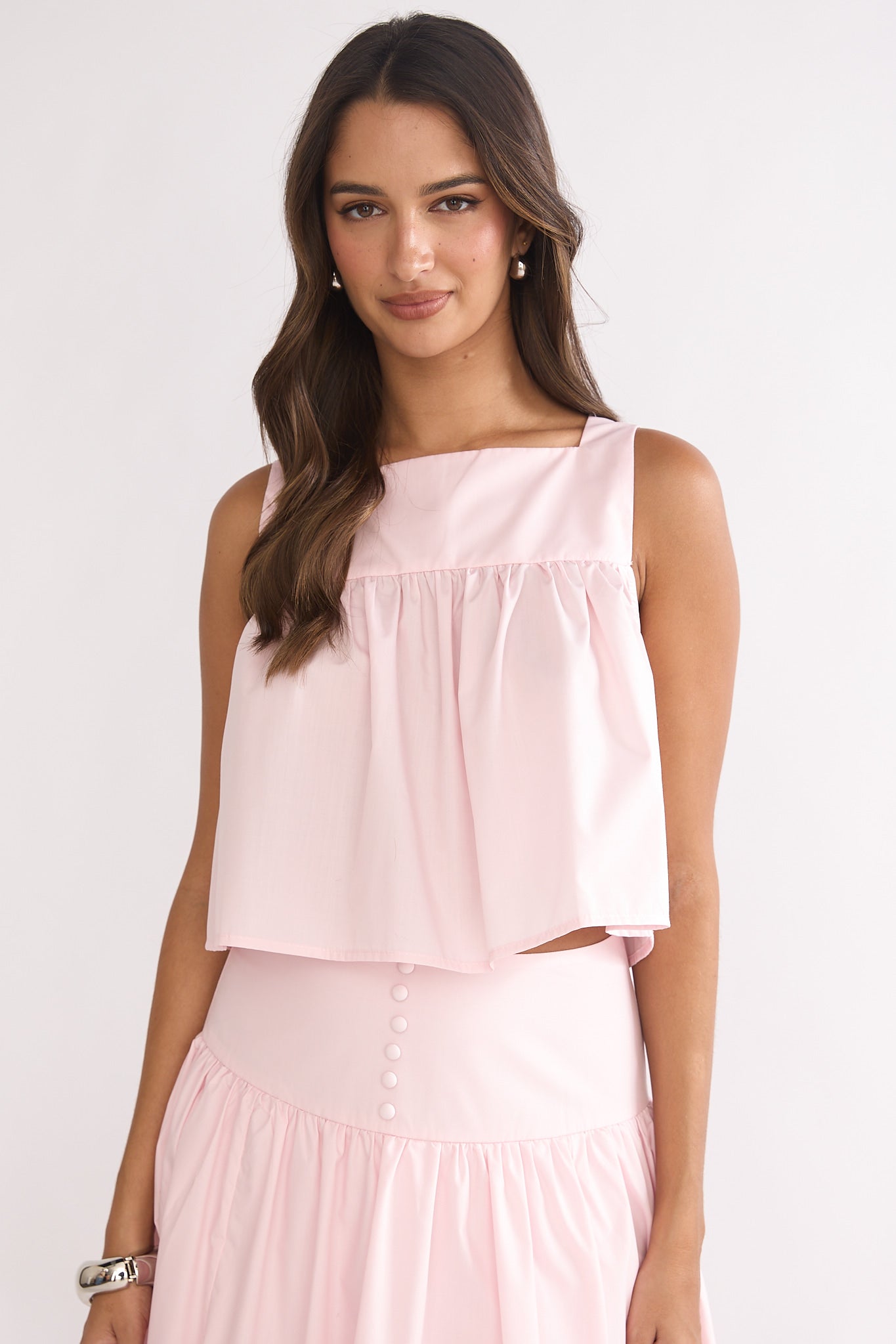 Starlina Babydoll Top Rosewater-Maymioy