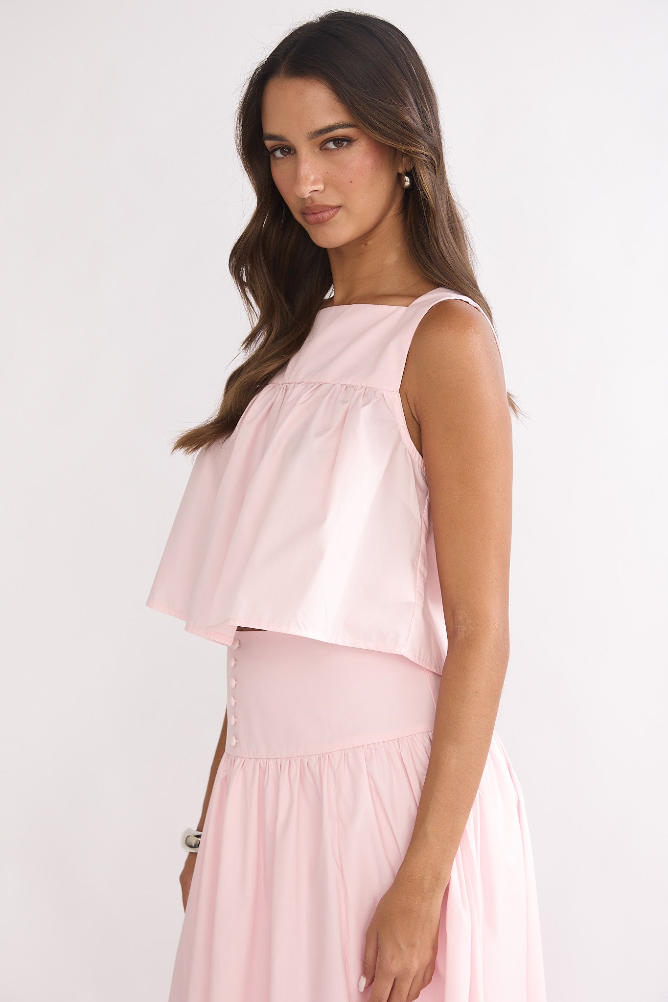 Starlina Babydoll Top Rosewater-Maymioy