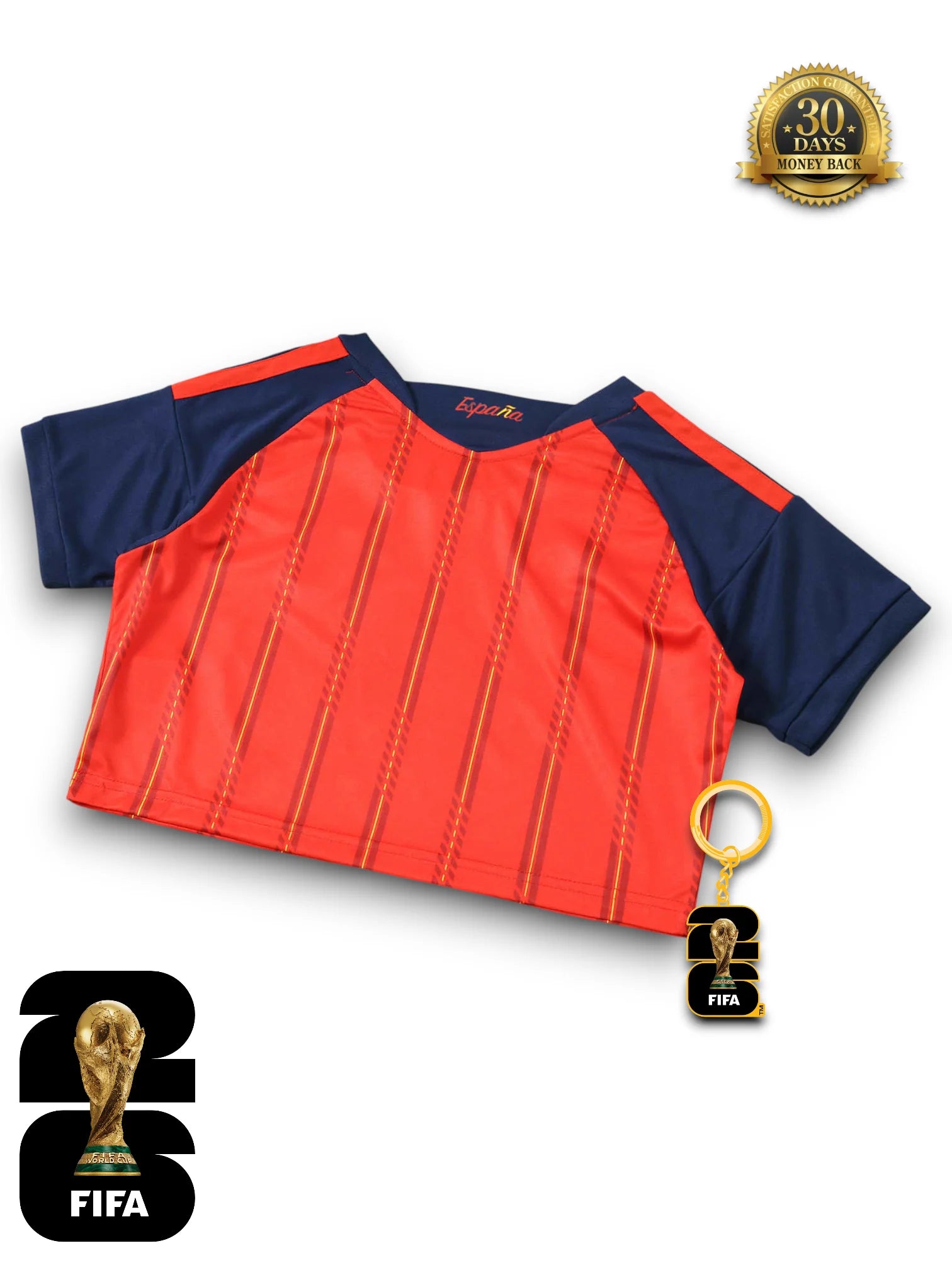 Spain World Cup 2026 Cropped - Women's