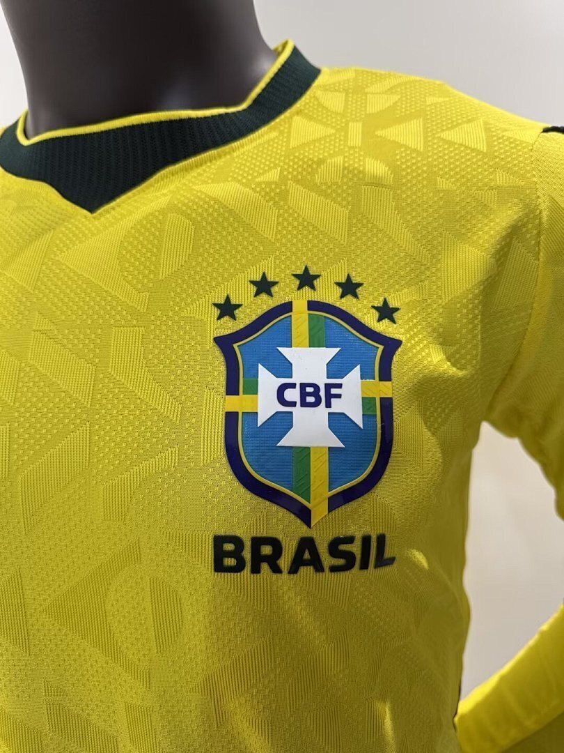 Brazil World Cup 2026 Jersey Player Version - Long Sleeve