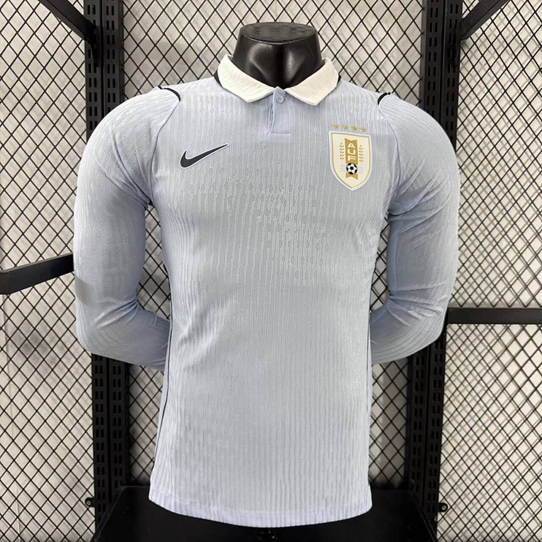 Uruguay World Cup 2026 Jersey Player Version - Long Sleeve