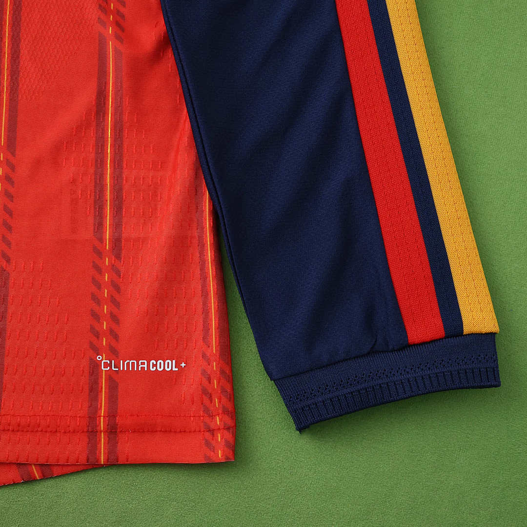 Spain World Cup 2026 Jersey Player Version - Long Sleeve