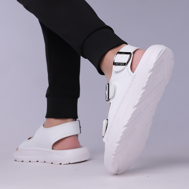 Men's Casual Summer Sandals Adjustable Comfortable Outdoor Hiking Beach Non-Slip Buckle Lightweight Waterproof Slippers