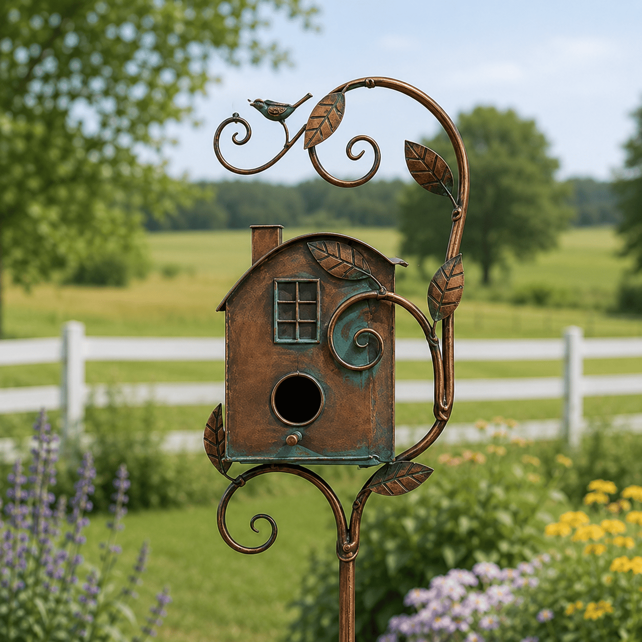 🎉Iron Birdhouse❤🐎 (Handmade by Jordan Vistorao®)✅Easy to assemble ✅Sturdiness ✅Craftsmanship