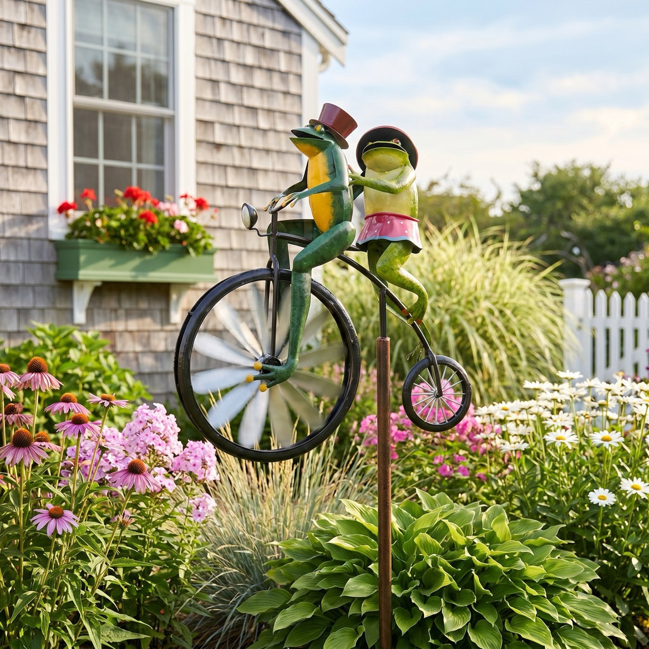 Vermont Whirligig - Meticulously crafted Tin Garden Wind Spinner
