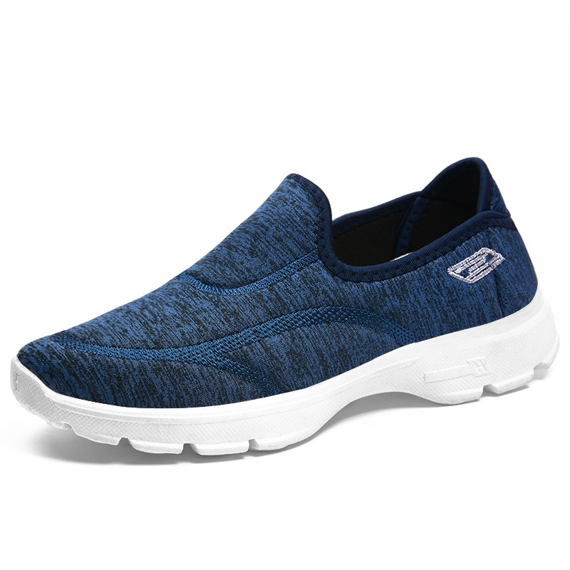 Women's No-Tie Walking Shoes - Breathable Mesh, Cushioned for Seniors & Daily