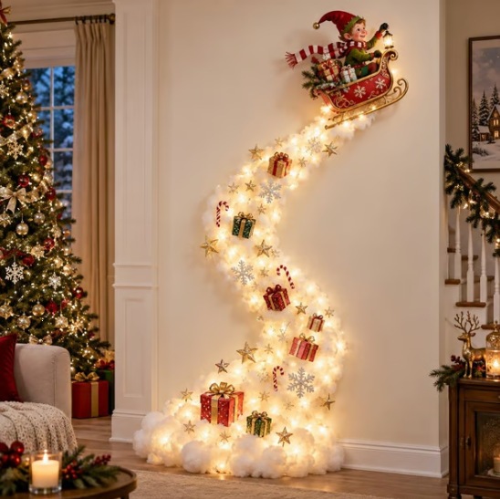 Christmas Magic Trail Wall Light