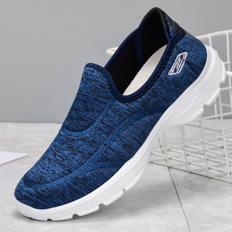 Women's No-Tie Walking Shoes - Breathable Mesh, Cushioned for Seniors & Daily