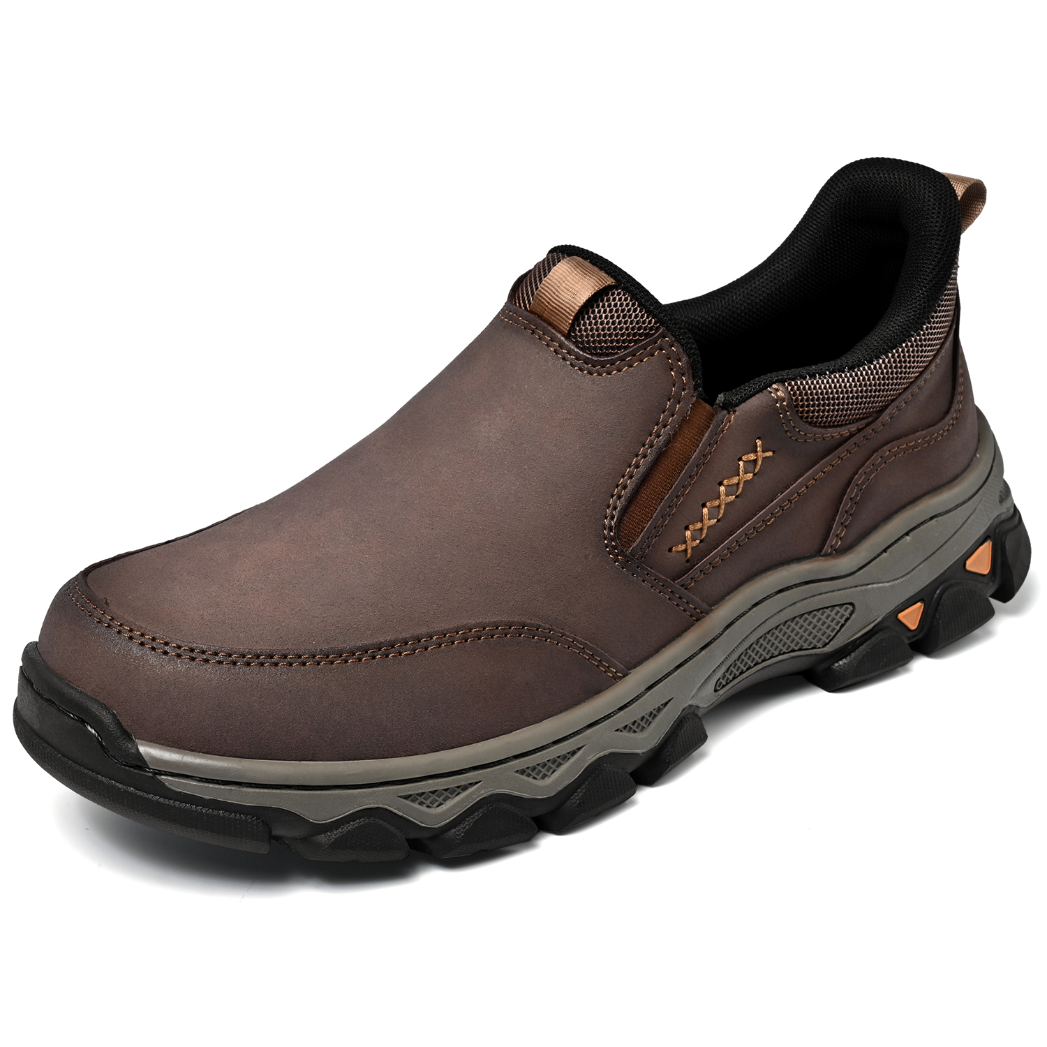 ⏰Promotion 60% OFF - 2025 New Men's Orthopedic Hands-Free Genuine Leather Slip On Loafers