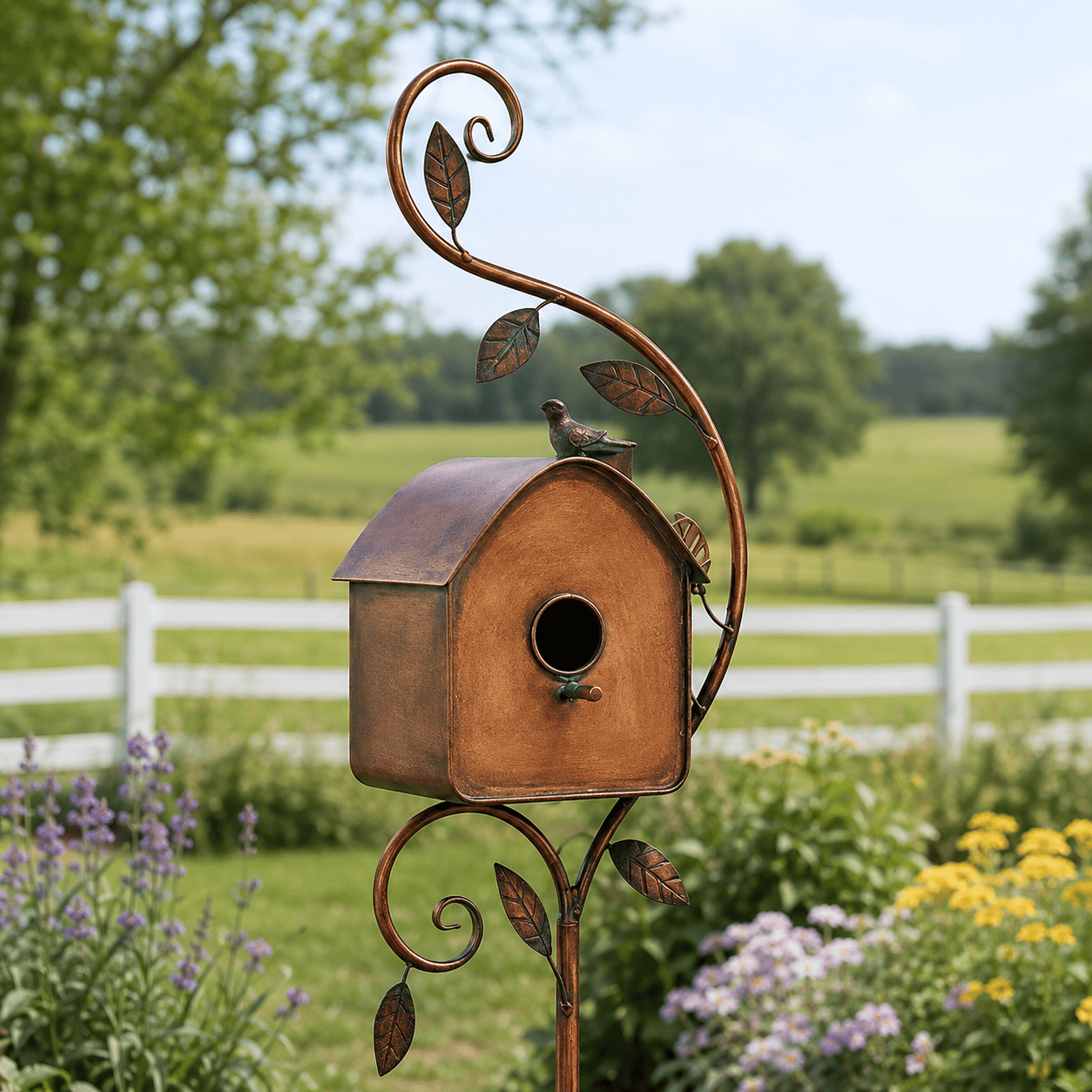 🎉Iron Birdhouse❤🐎 (Handmade by Jordan Vistorao®)✅Easy to assemble ✅Sturdiness ✅Craftsmanship
