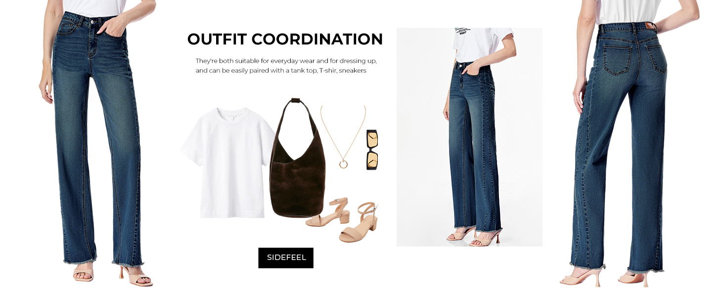 wide leg pants woman